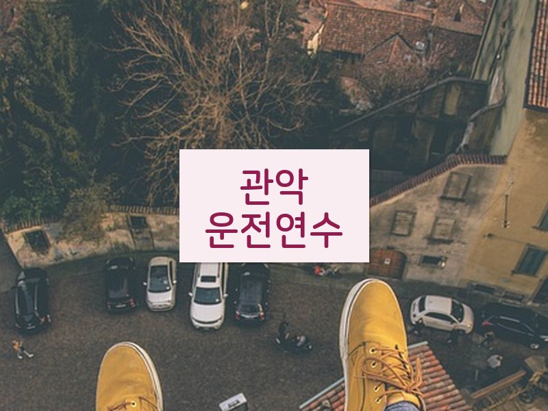 관악운전연수 후기