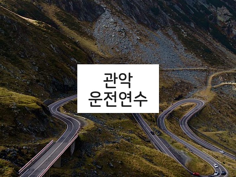 관악운전연수 후기