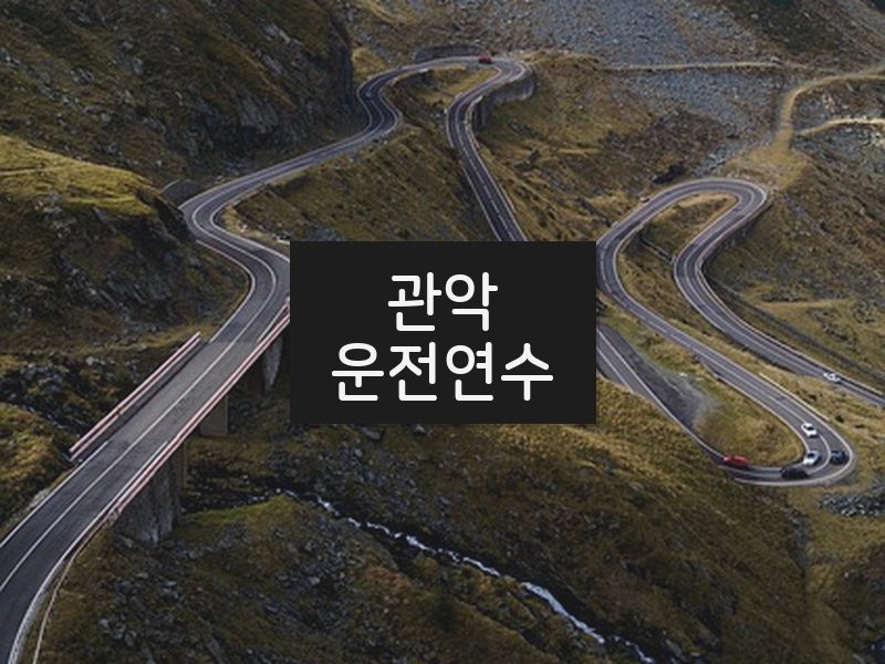 관악운전연수 후기