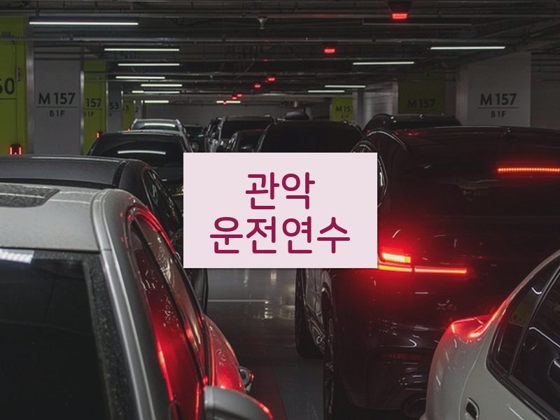 관악운전연수 후기