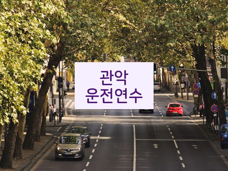 관악운전연수 후기