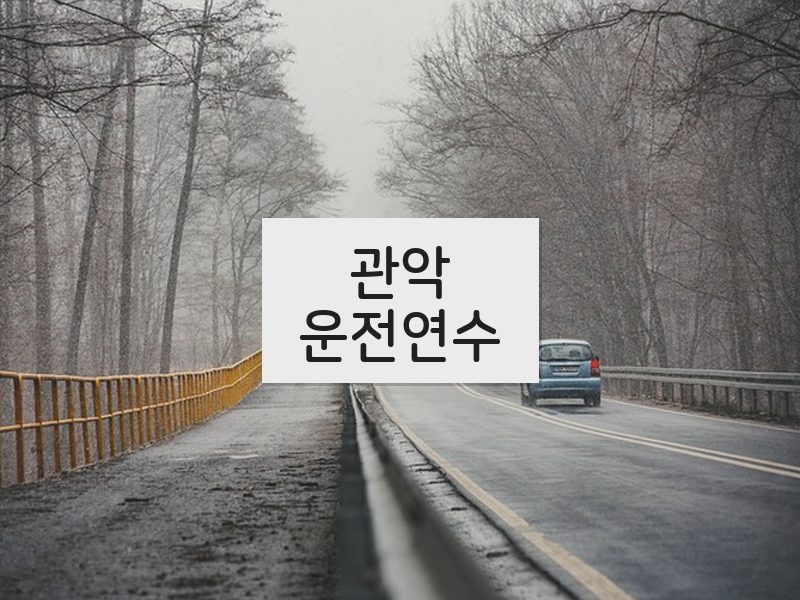 관악운전연수 후기