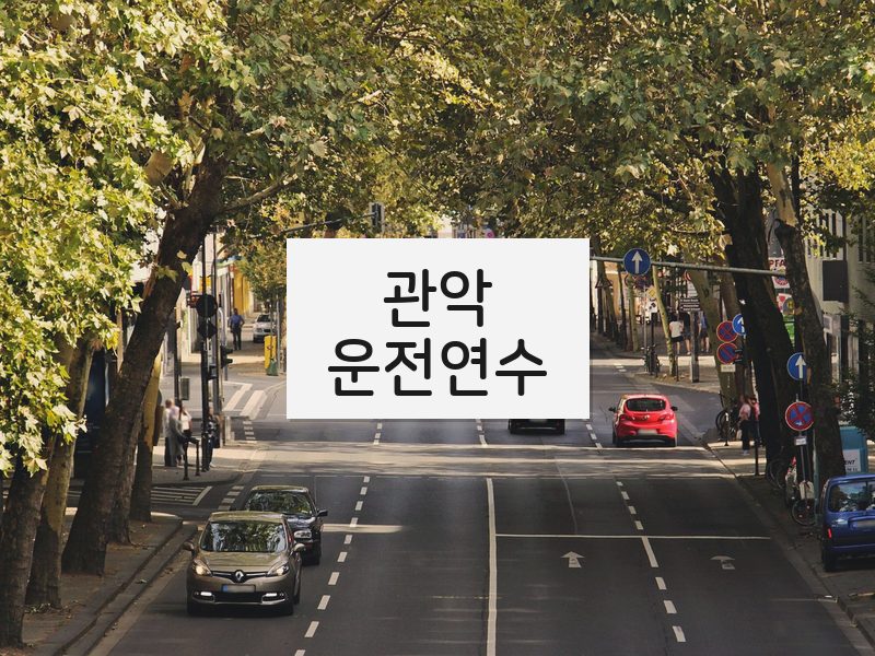 관악운전연수 후기