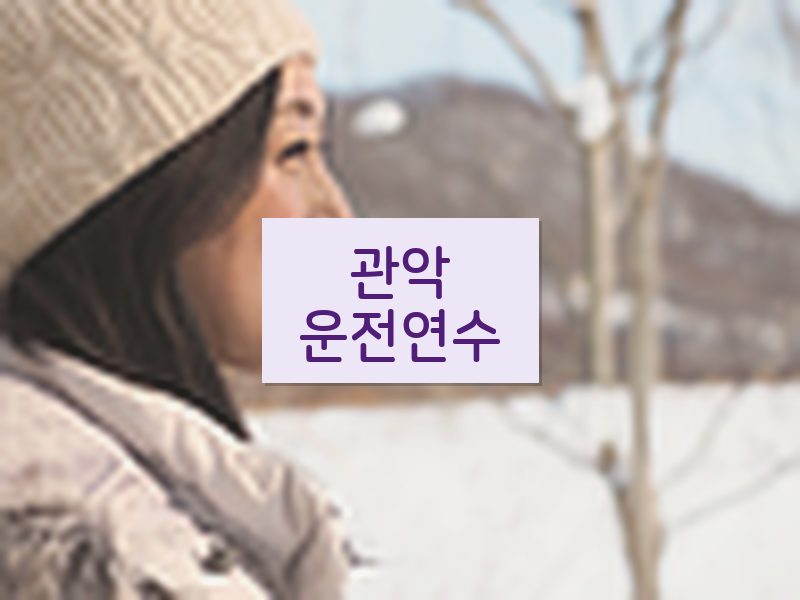 관악운전연수 후기