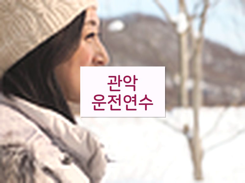 관악운전연수 후기