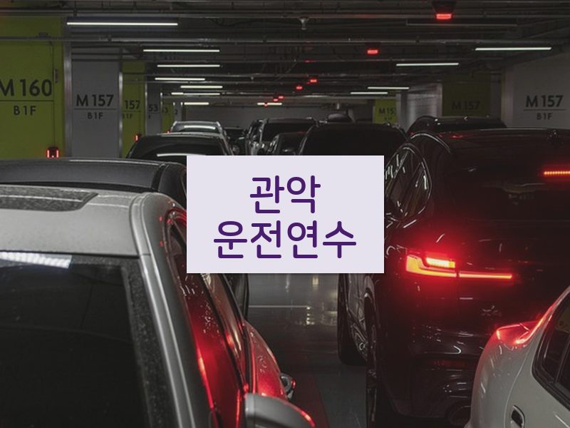 관악운전연수 후기