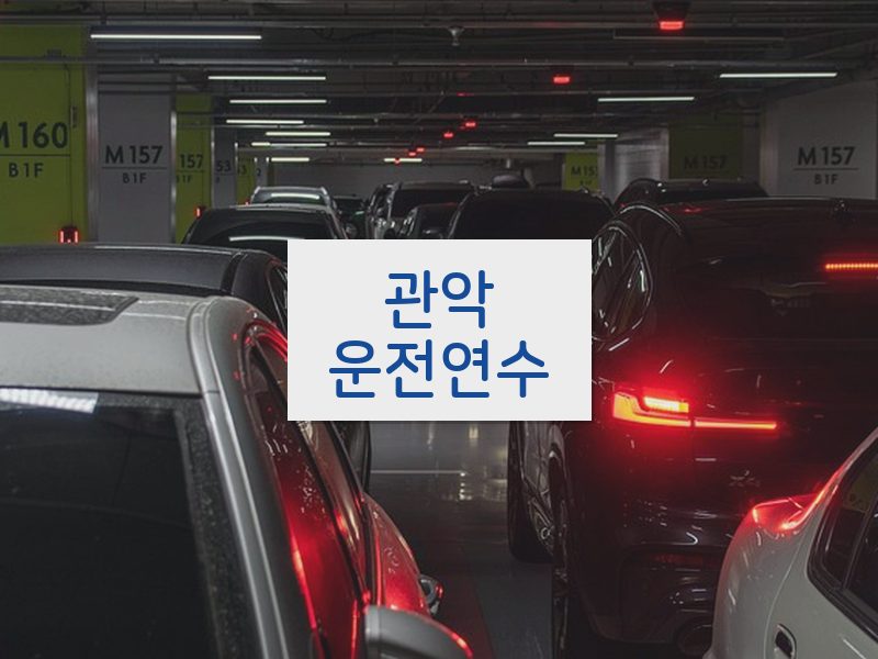 관악운전연수 후기