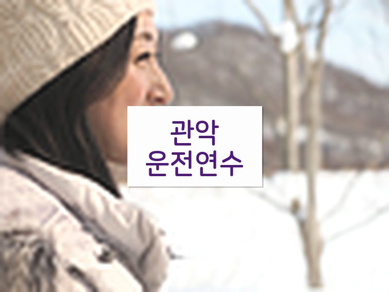 관악운전연수 후기