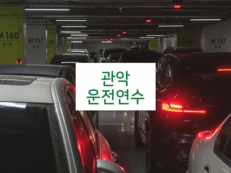 관악운전연수 후기