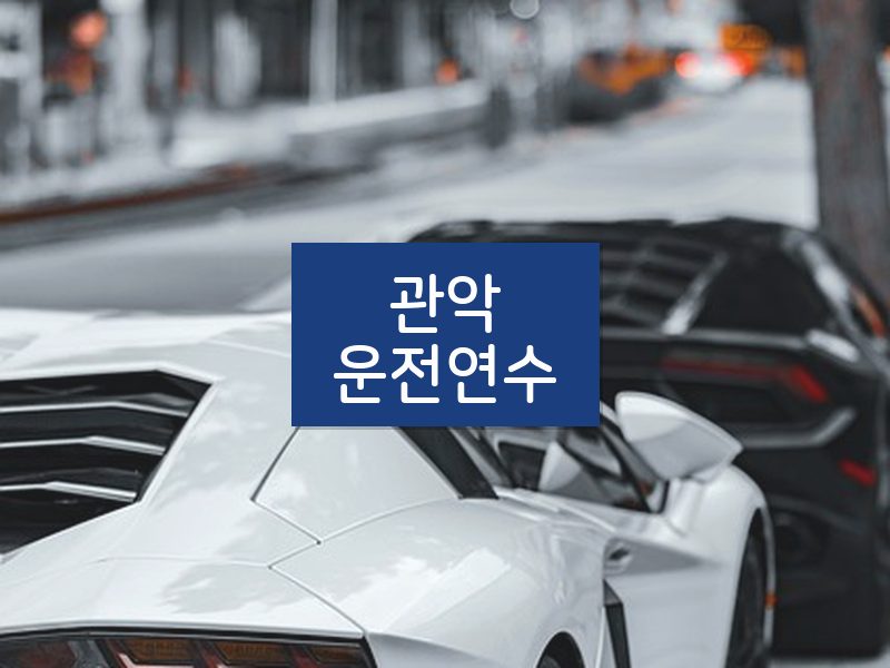 관악운전연수 후기