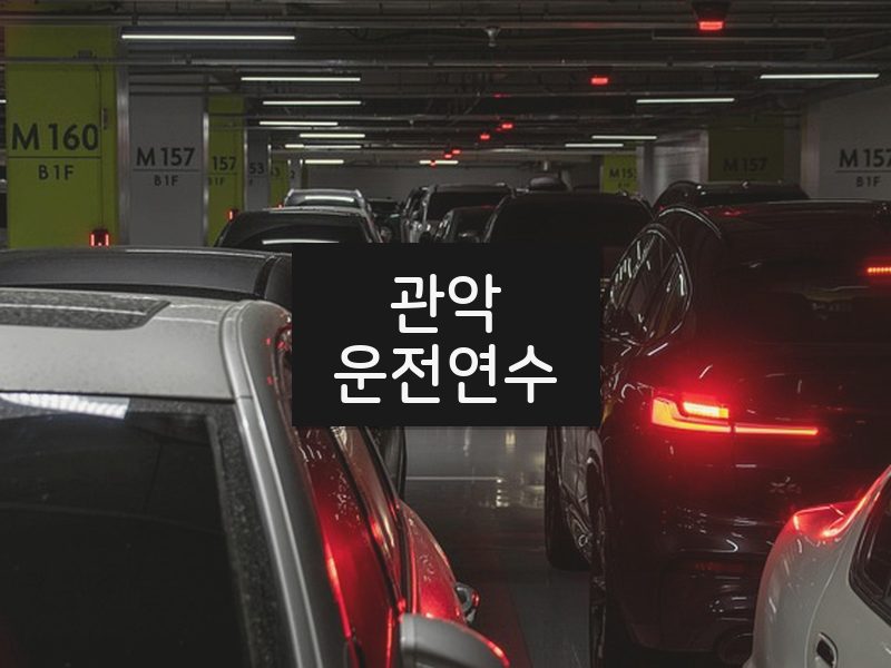 관악운전연수 후기
