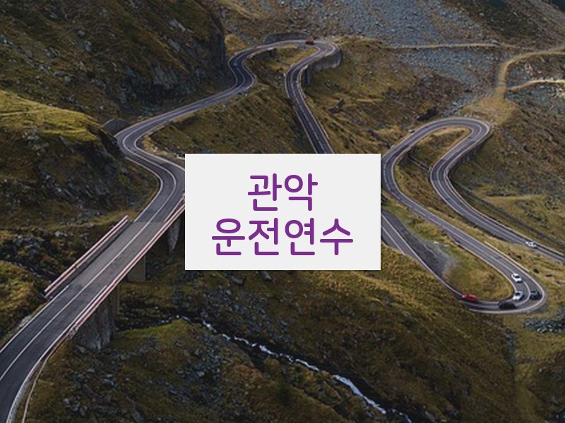 관악운전연수 후기
