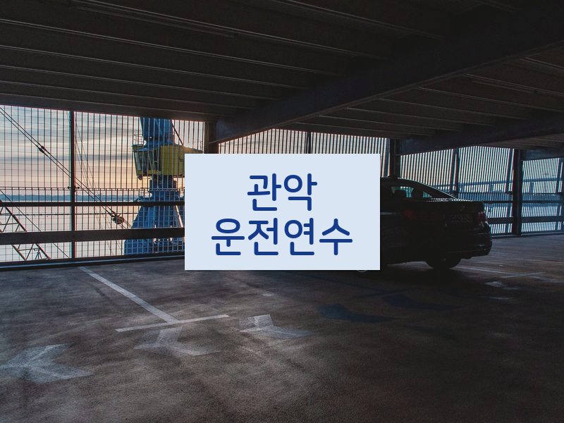 관악운전연수 후기
