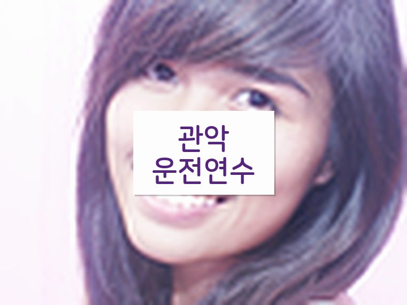 관악운전연수 후기