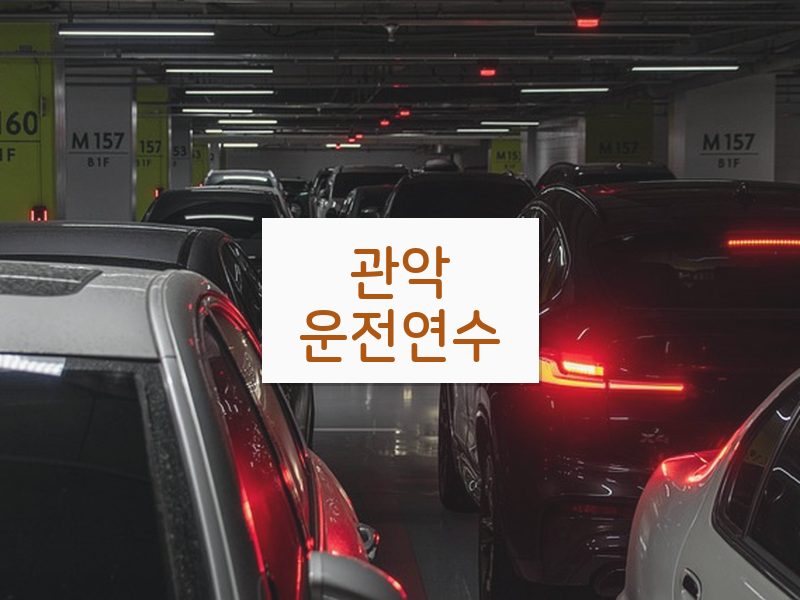 관악운전연수 후기