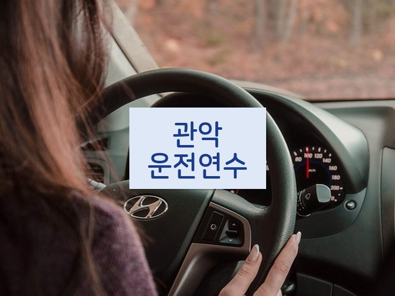 관악운전연수 후기