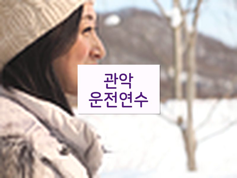 관악운전연수 후기
