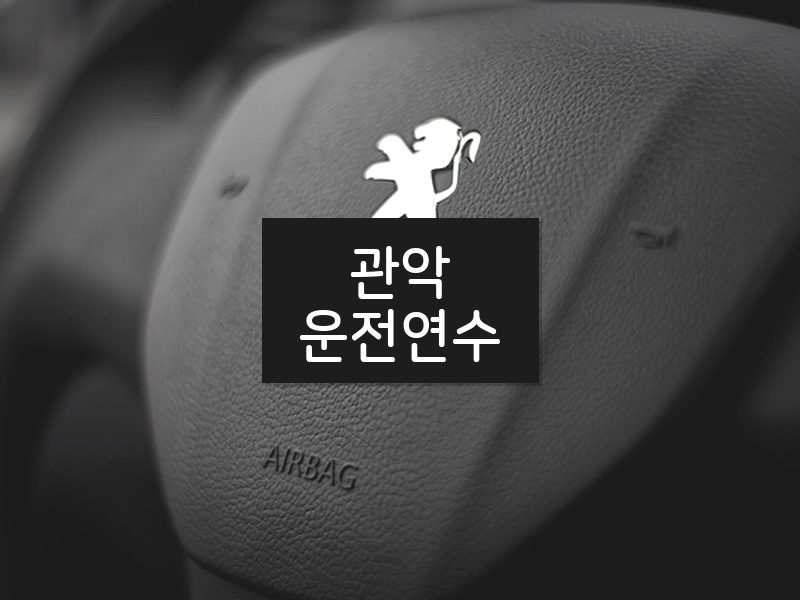 관악운전연수 후기