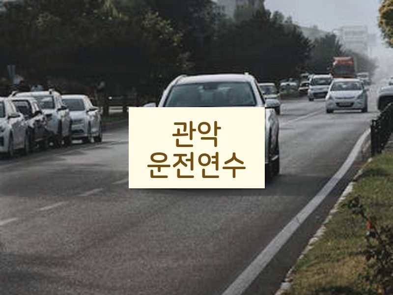 관악운전연수 후기