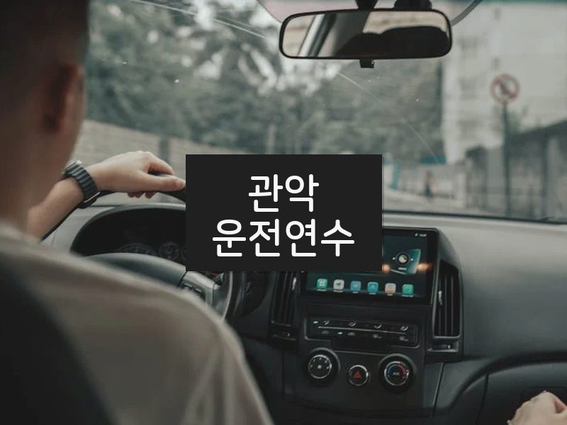 관악운전연수 후기